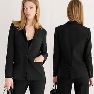 NWT J. Crew Regent Blazer in Four-Season Stretch Black Size 4T (Tall)